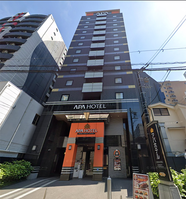 アパホテル〈御堂筋本町駅東〉／ 大阪府大阪市中央区瓦町２丁目３番６号